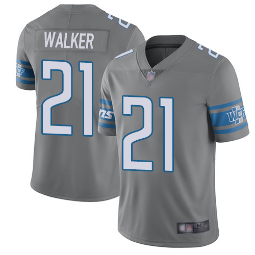 Detroit Lions Limited Steel Youth Tracy Walker Jersey NFL Football #21 Rush Vapor Untouchable